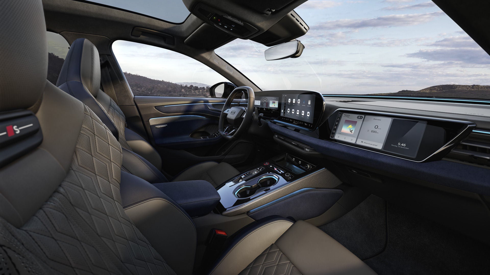 Foto de un Audi A6 personalizado con Audi exclusive. 