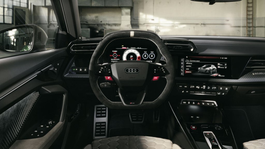 Interior of the Audi RS 3 Competition Limited