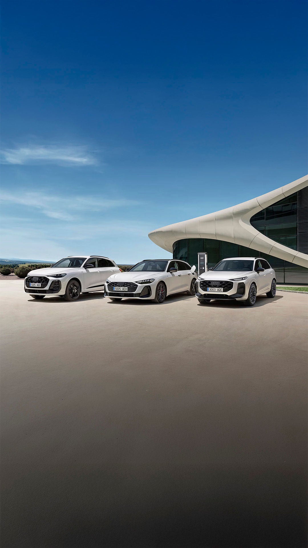 Foto de la nueva gama e-hybrid de Audi.