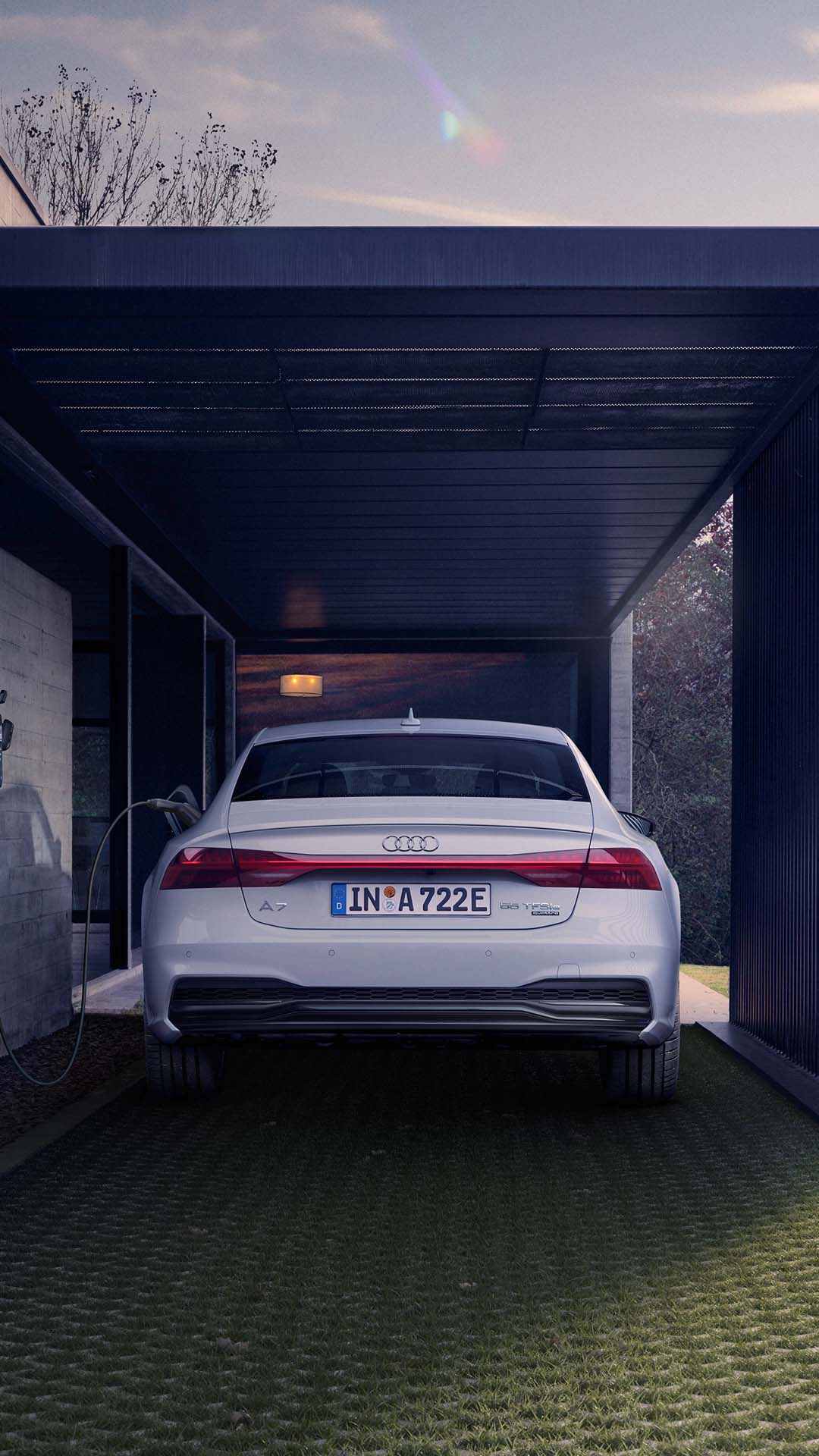 Audi A7 Sportback TFSI e rear view