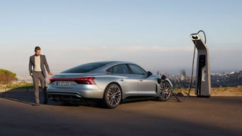 Foto de las medidas del Audi S e-tron GT.  