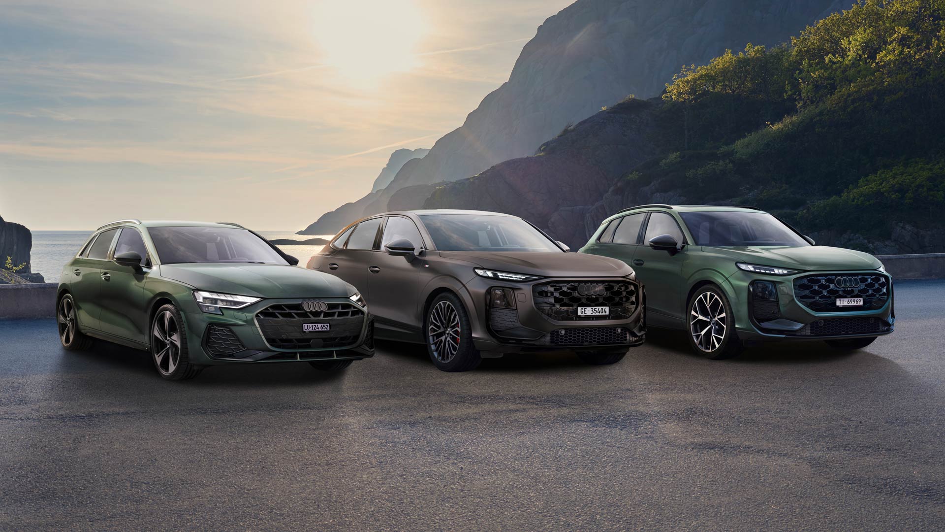 Audi A3 Sportback, Audi Q3 Sportback & Audi Q3 SUV