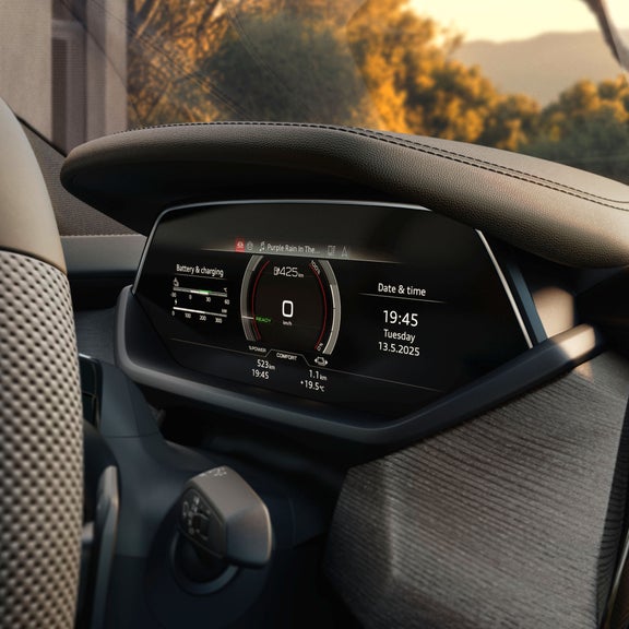 Audi virtual cockpit di Audi e‑tron GT quattro