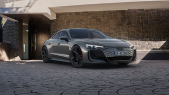 RS e-tron GT close up view