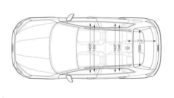 Audi A3 allstreet ylhäältä