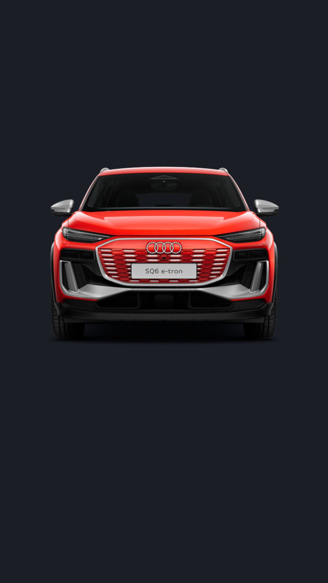 Zijaanzicht van de SQ6 e-tron
