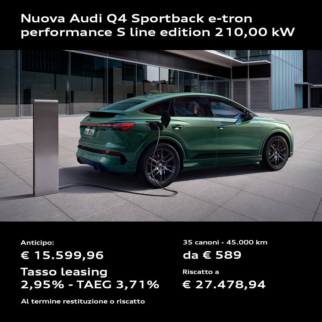 Nuova Q4 Sportback e-tron