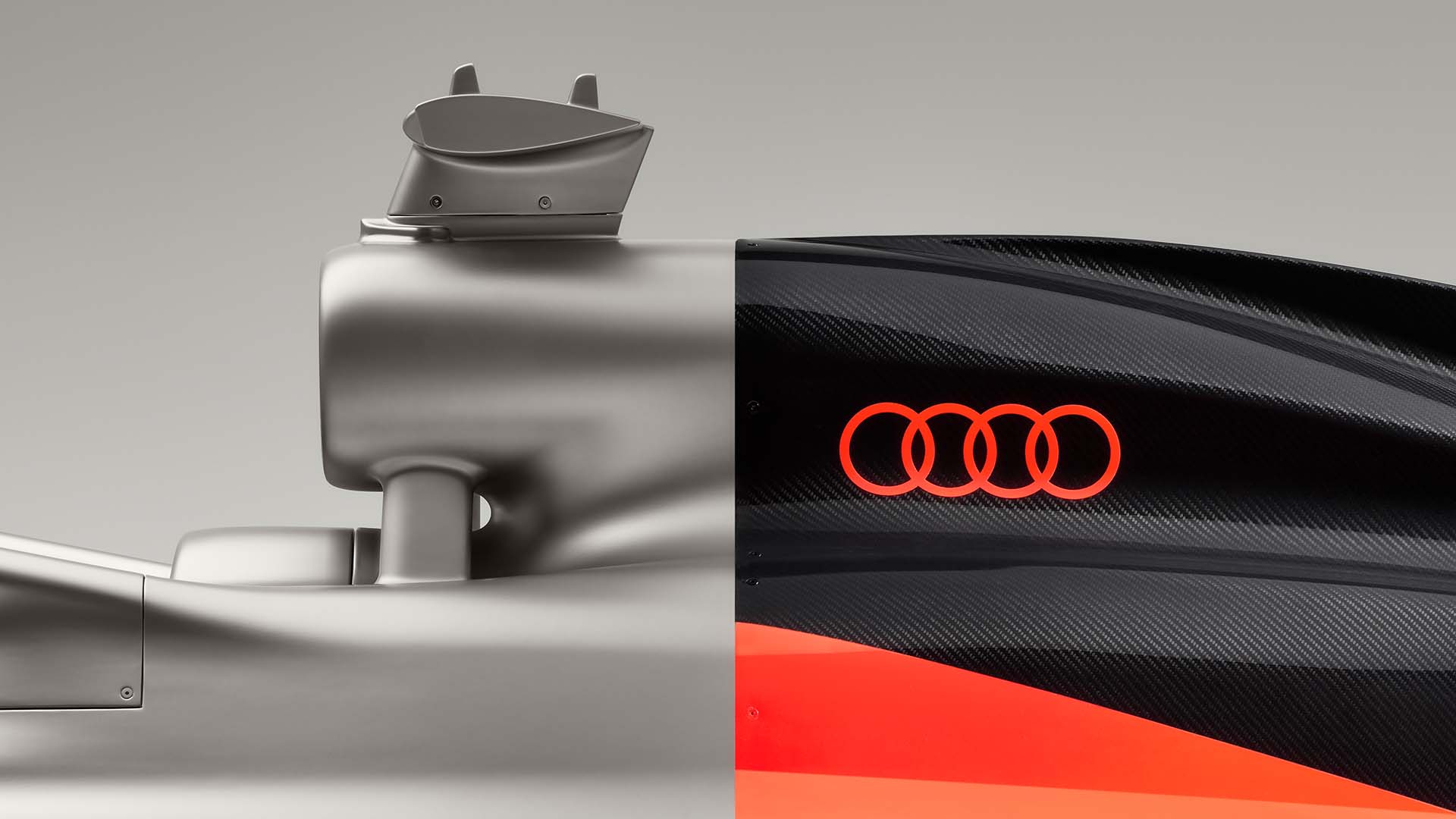 A picture showing the Audi R26 Concept.