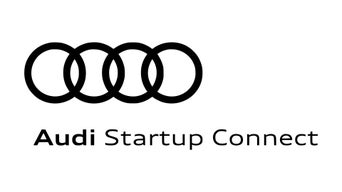 Audi rings above the Audi Startup Connect lettering