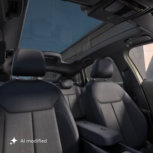 Techo transparente de cristal del Audi A2 e-tron.