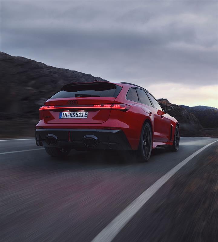 Parte trasera del Audi RS 5 Avant.