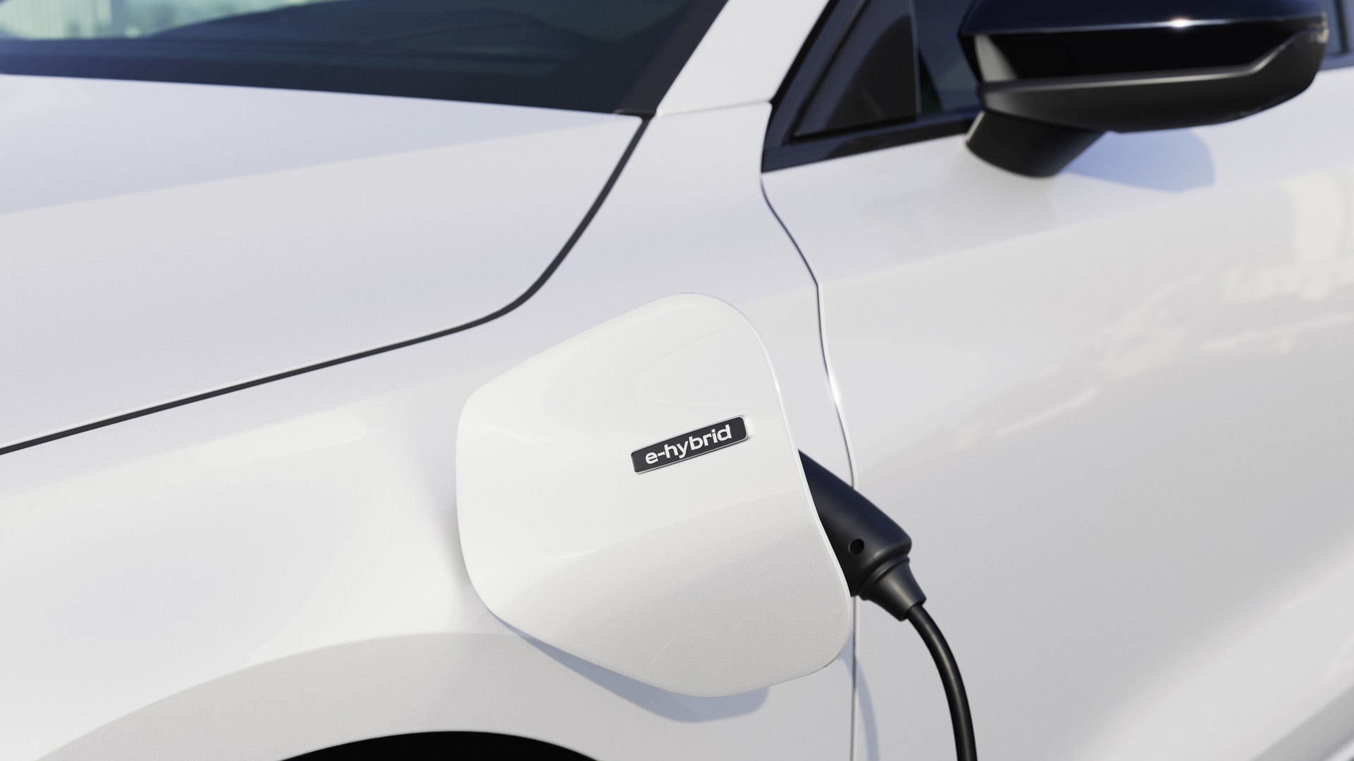 A3 Sportback e-hybrid aan het opladen