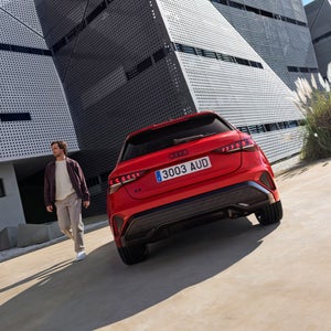 Un Audi A3 Sportback TFSIe híbrido enchufable.  