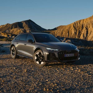 A6 allroad TDI parked in desert