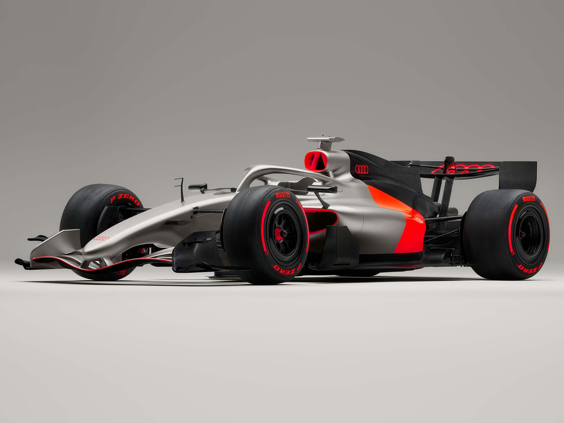 A picture showing the Audi R26 Concept.