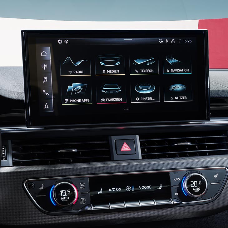MMI system in the Audi A4 allroad quattro