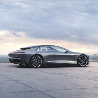 Audi grandsphere concept sedd från sidan