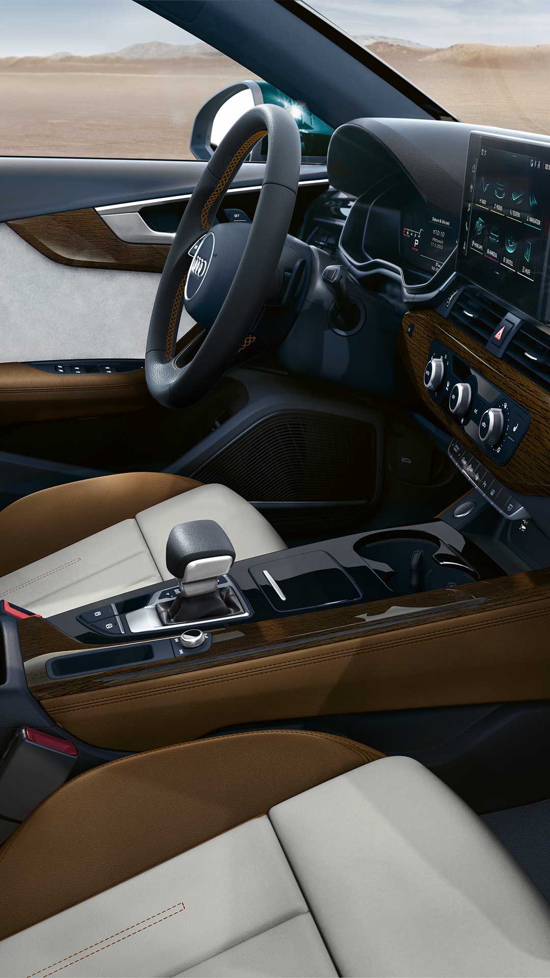 Audi A4 allroad quattro with child seat