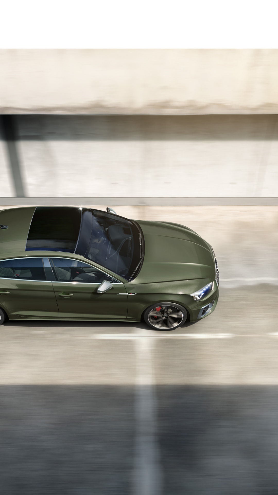 Audi S5 Sportback top view