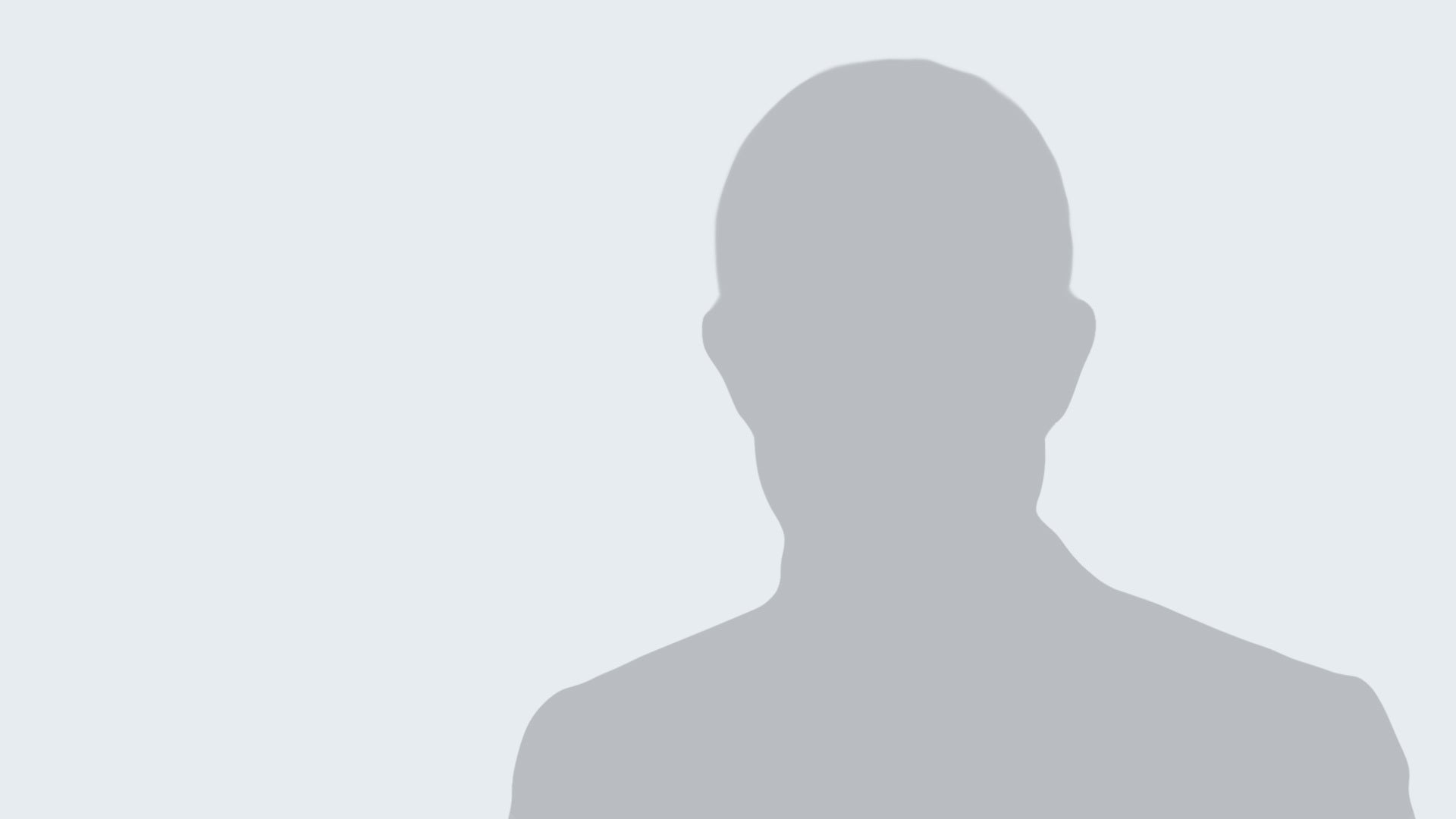 William (Bill) J Sauer: Graue Platzhaltergrafik mit einer stilisierten Silhouette einer Person vor hellgrauem Hintergrund.