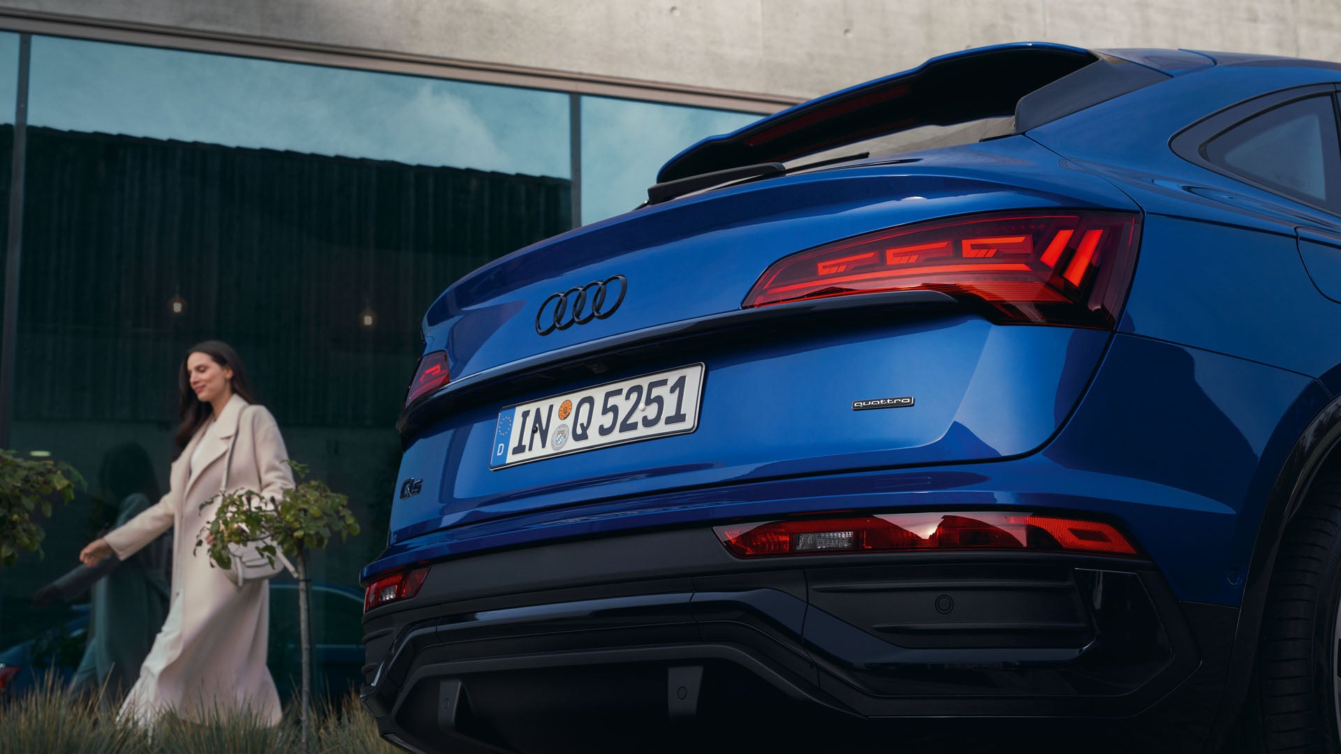 Audi Q5 Sportback Heckansicht 