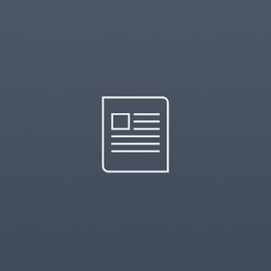 Icon of a simple black outlined document on a light grey background. The document includes a square and several horizontal lines, suggesting text. Minimalistic design.