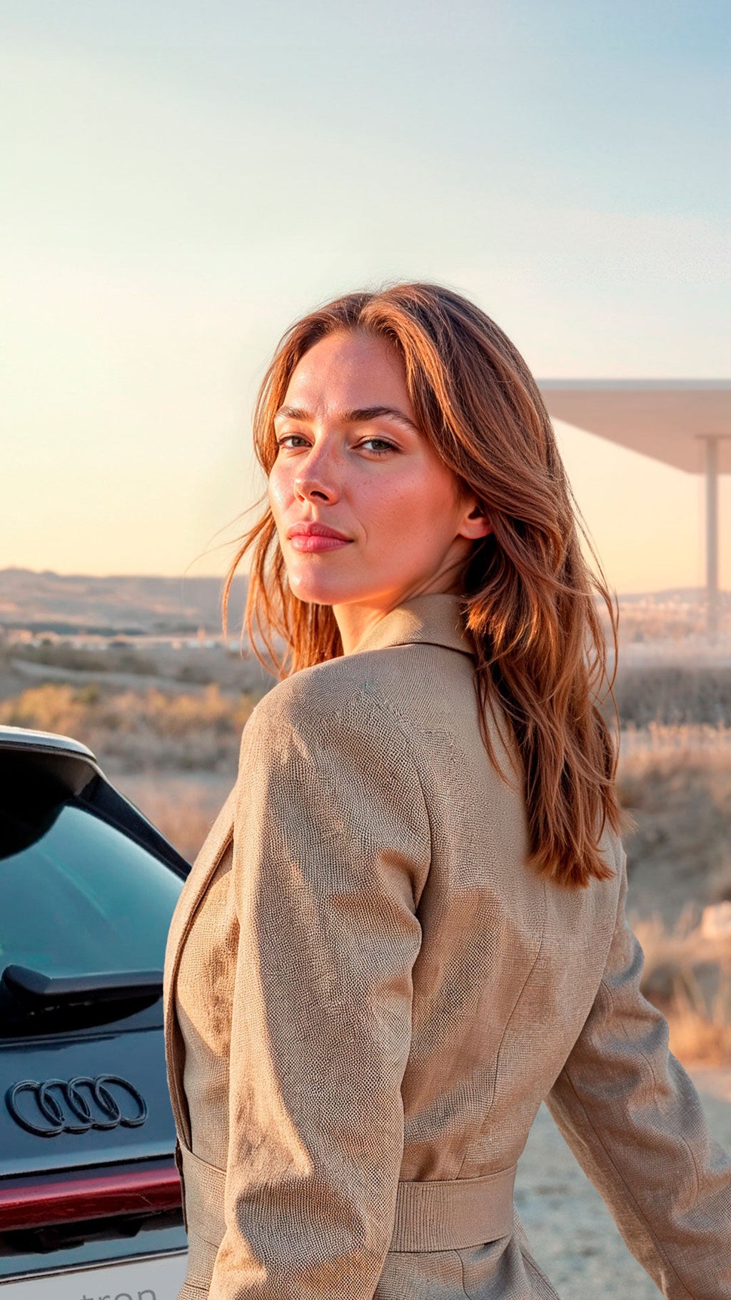 Foto de Lucas di Grassi y la tecnología de Audi.