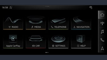The myAudi app displaying the next steps to take in the setup process