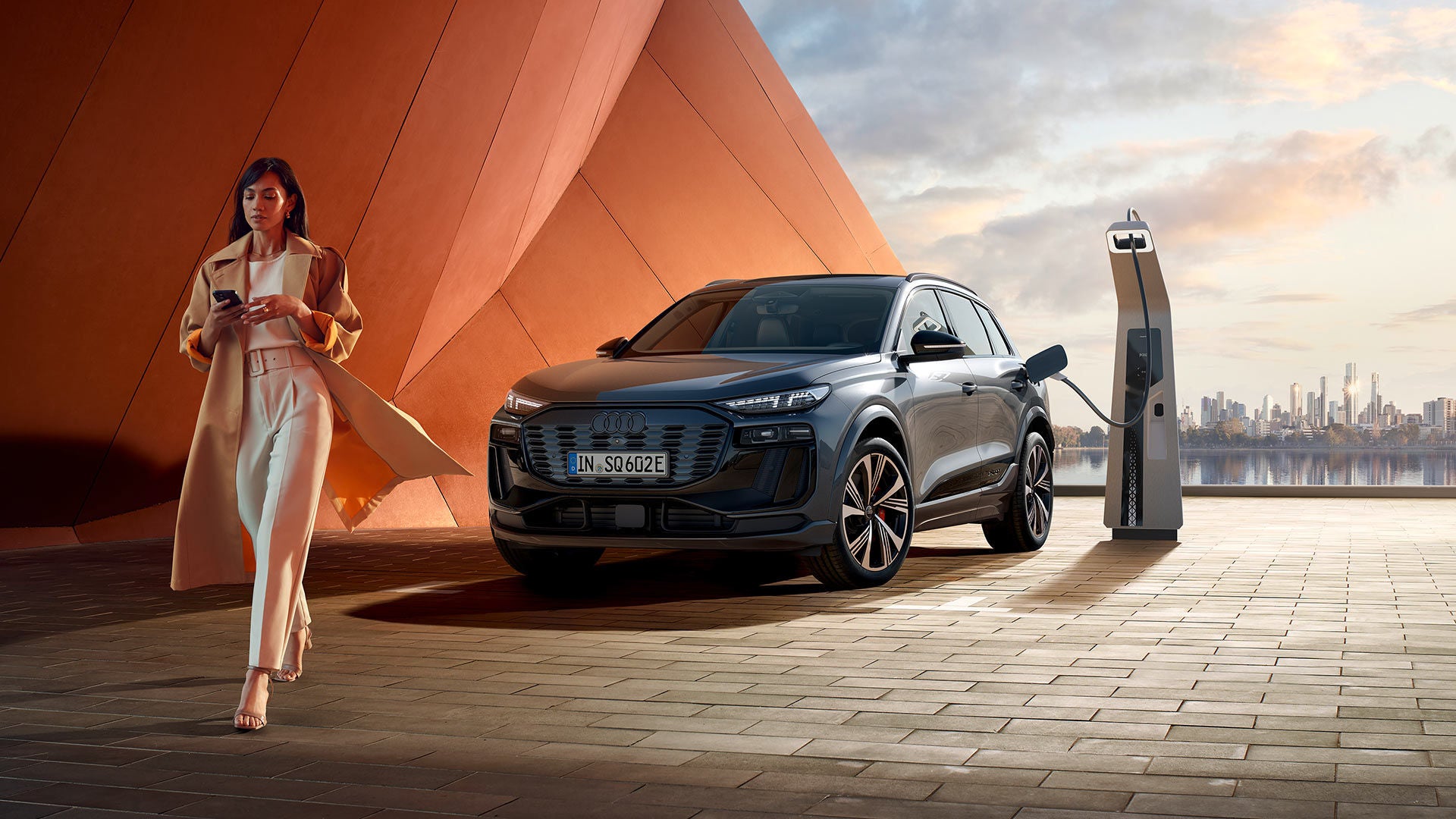 Audi's Electric Cars in Showroom