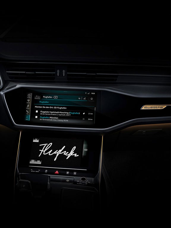 Audi A6 Sedan MMI displays