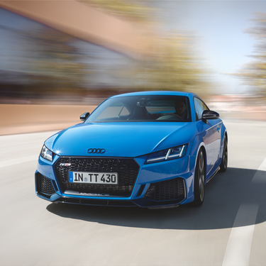 Foto de la parrilla Audi Singleframe del Audi TT RS Coupé. 