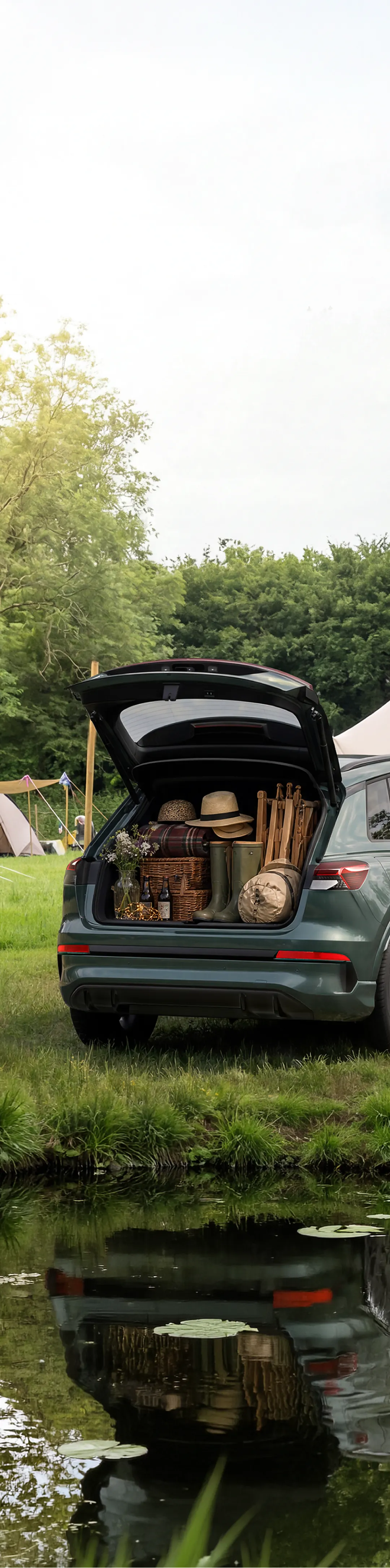 Q4 SUV e-tron at Wilderness