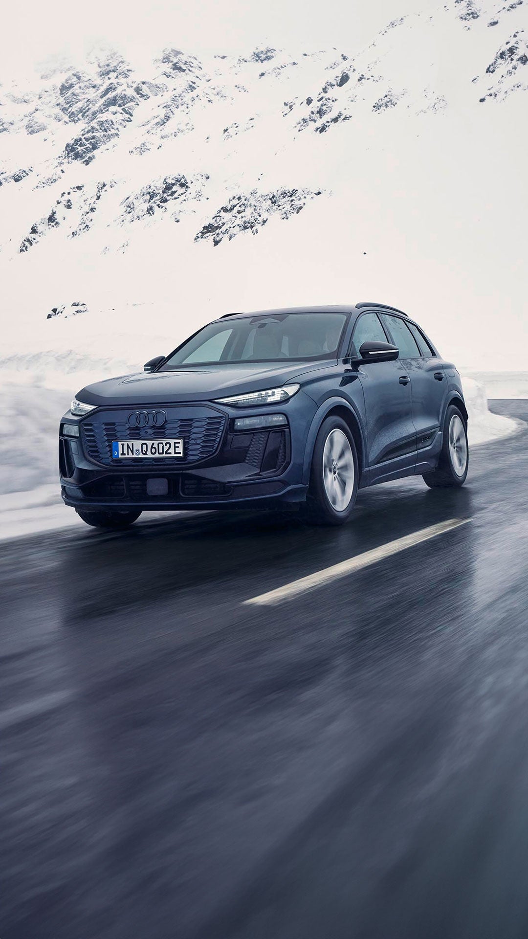 Foto del exterior del Audi Q6 e-tron