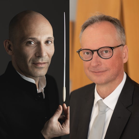 Links Ariel Zuckermann und rechts Martin Steidler im Portrait.