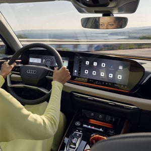 Foto de la luz de interacción del Audi A5.