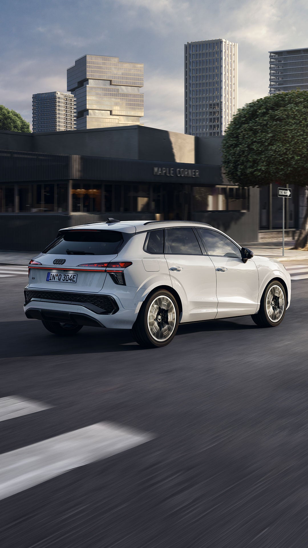 Foto de la nueva oferta de Renting del Audi Q3 SUV e-hybrid híbrido enchufable.