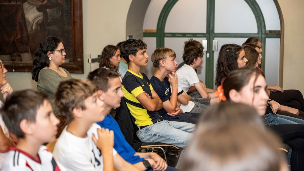 Schüler im Publikum