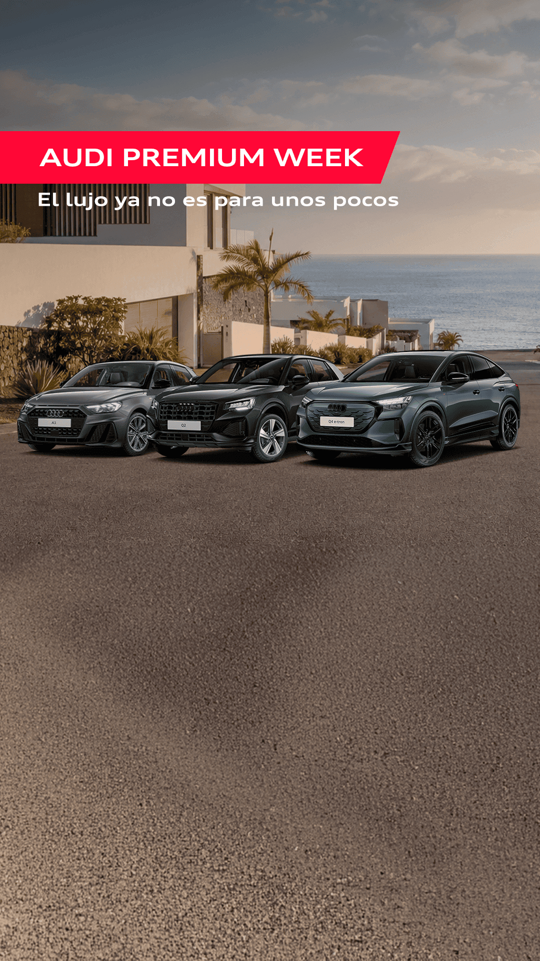Lateral y parte delantera del Nuevo Q4 e-tron