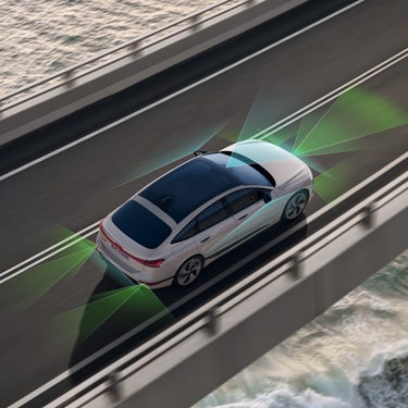 Audi A6 Sportback e-tron top view