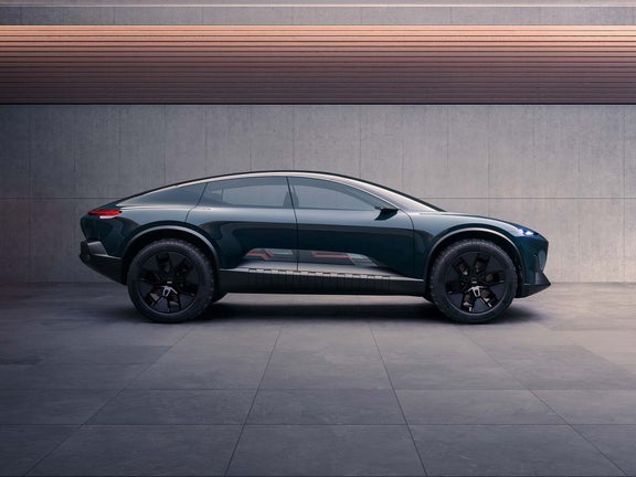 Side view of the Audi activesphere concept.