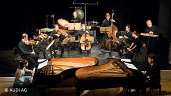 Orchester auf Bühne