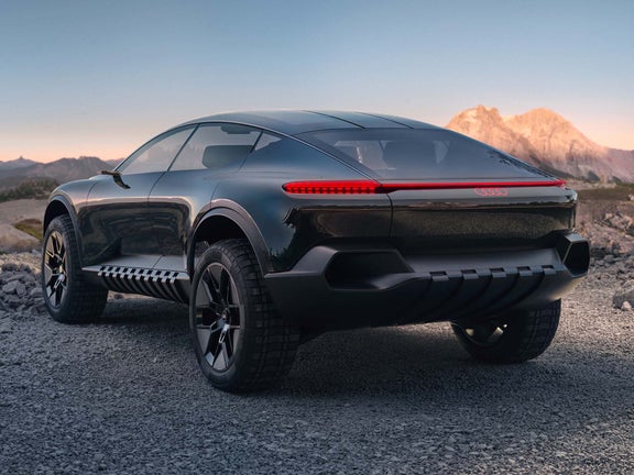 Rear view of the Audi activesphere concept.