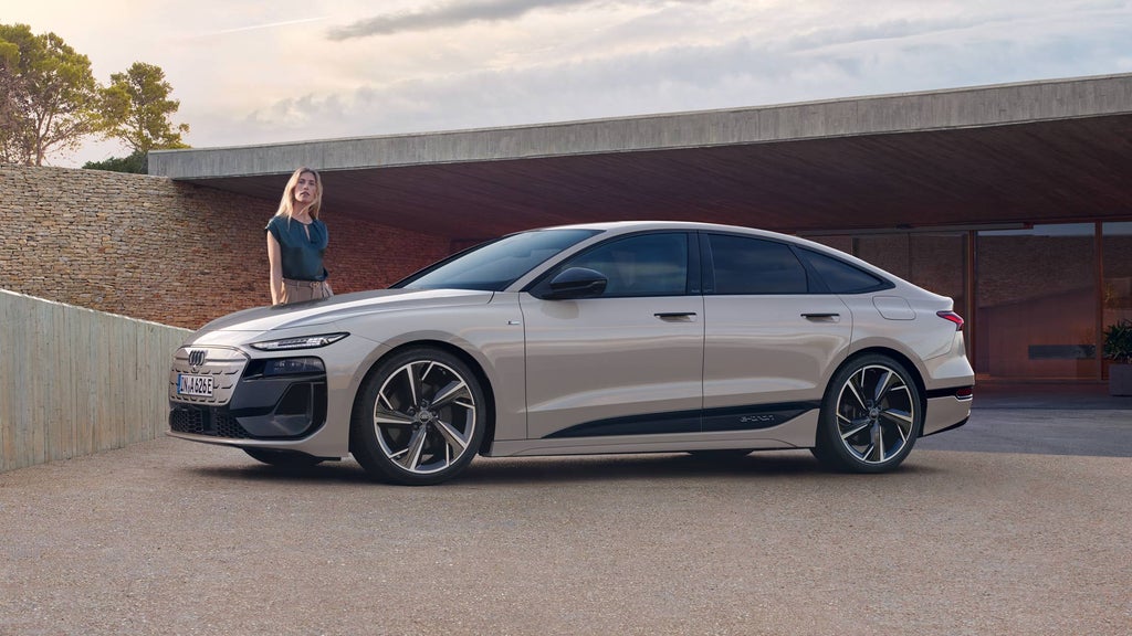 Audi A6 Sportback e-tron side view