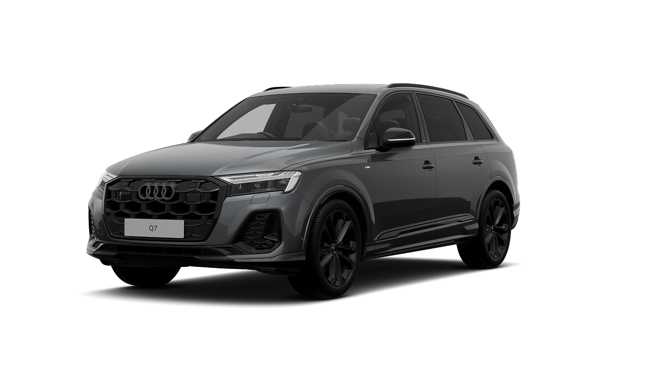A  grey Q7 SUV Black Edition TDI quattro 286PS 8-Speed Tiptronicrender