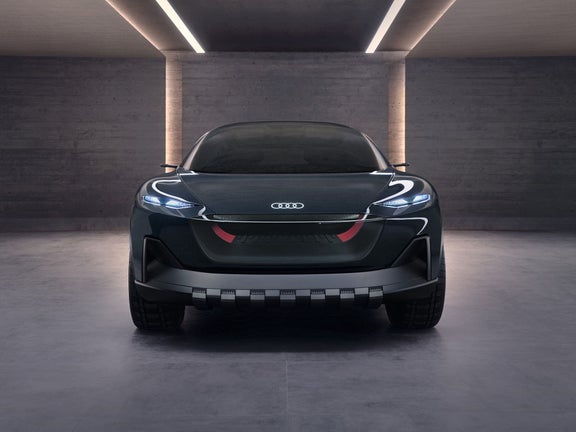 Front view of the Audi activesphere concept.