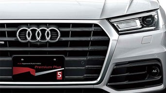 AAA Premium Plusを示す黒い車両プレート