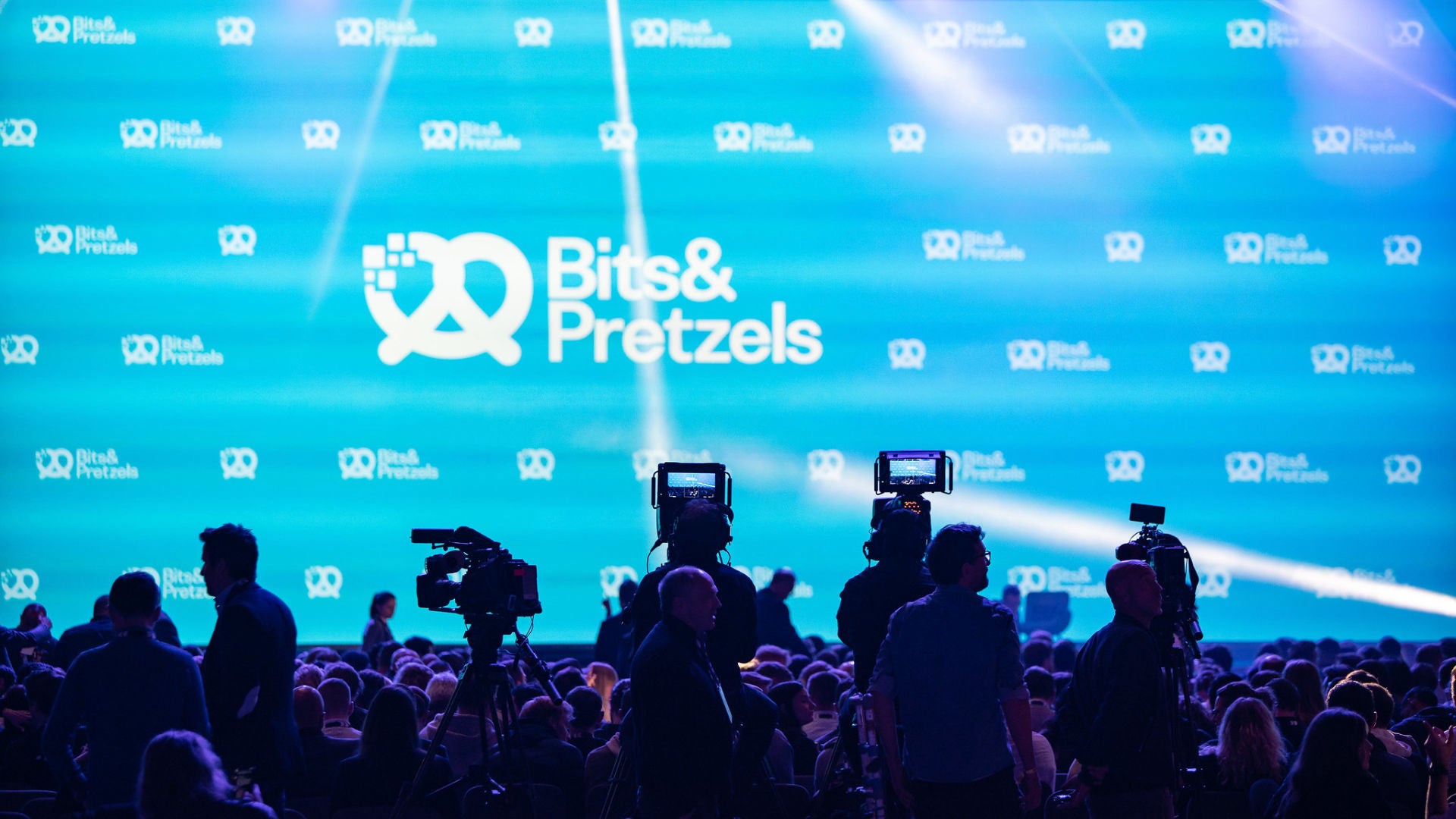 Teilnehmer beim Bits & Pretzels Event