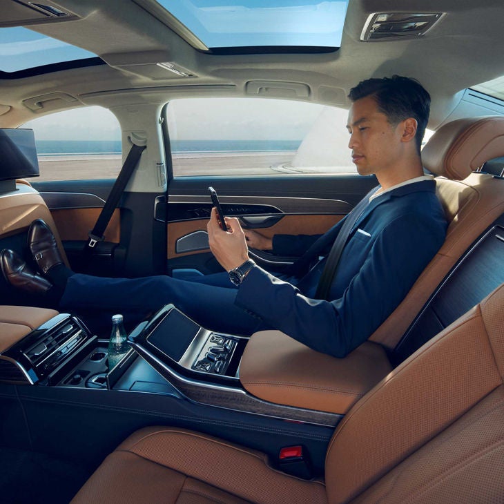Foto de la tecnología y el interior del Audi A8
