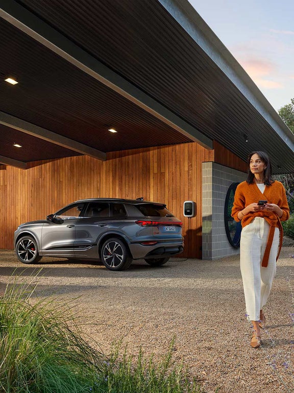 Situación de la carga en casa Audi SQ6 SUV e-tron