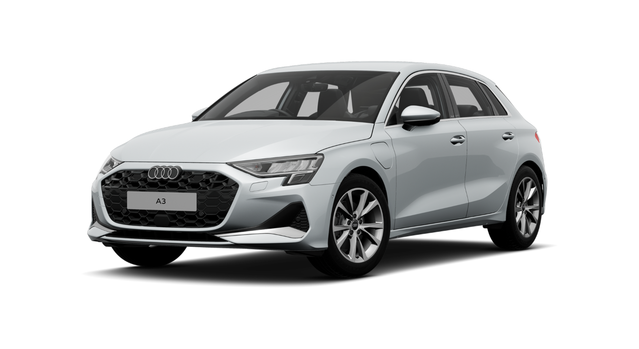 Light grey Audi A3 Sportback Sport 40 TFSI render